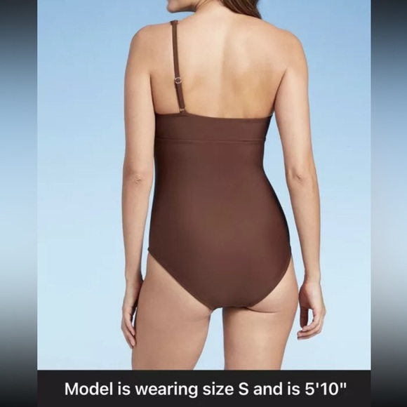 Kona Sol Brown One-Piece Swimsuit - Picture 2 of 9